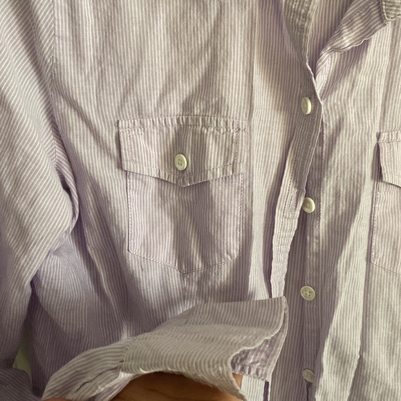 LEVIS purple button down - Picture 3 of 4